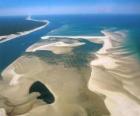 Национальный парк Banc d&#039;Arguin, расположенных вдоль побережья Атлантического океана. Мавритания.
